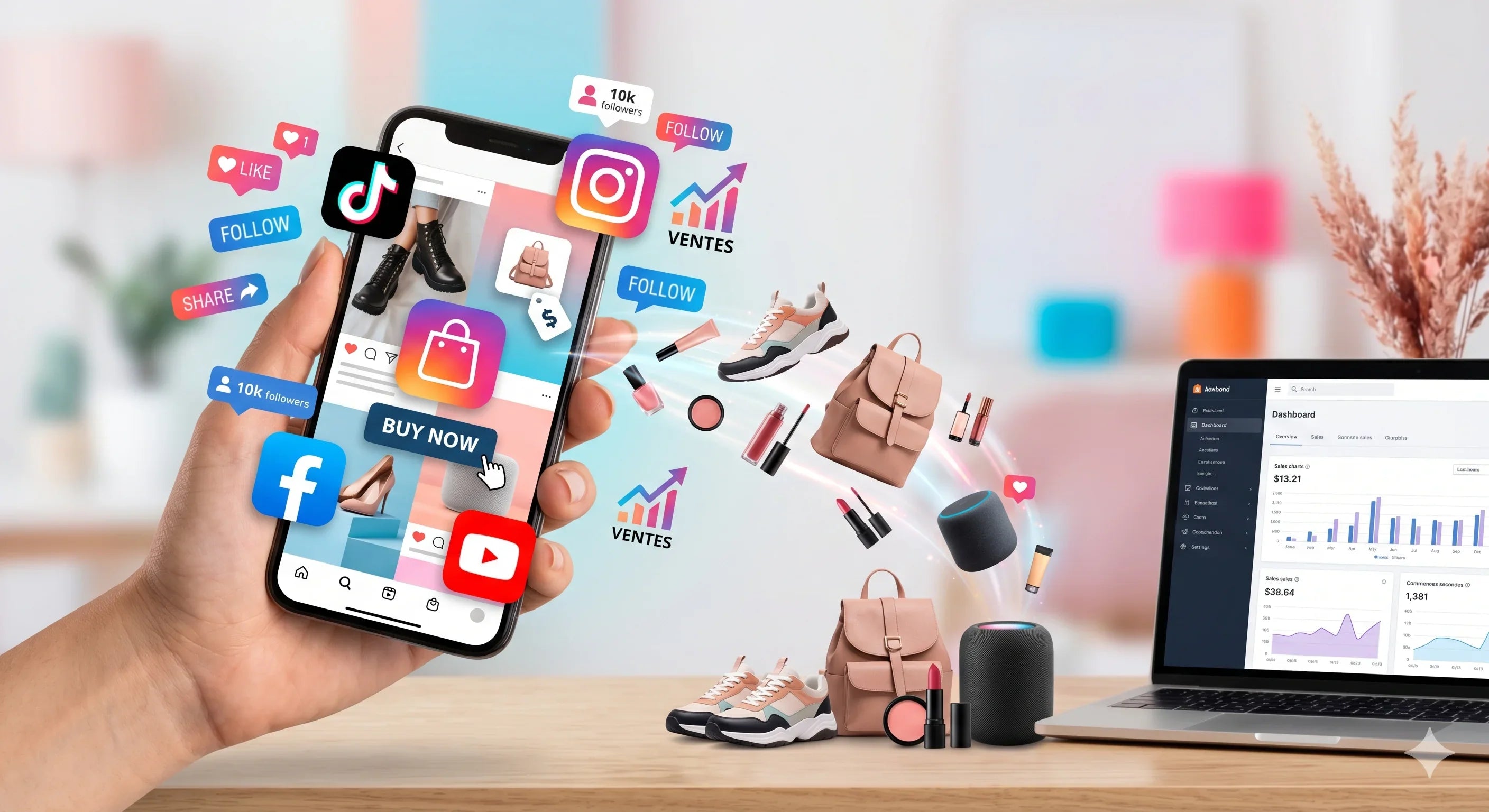 Réseaux sociaux et e-commerce : Comment vendre plus grâce aux réseaux sociaux