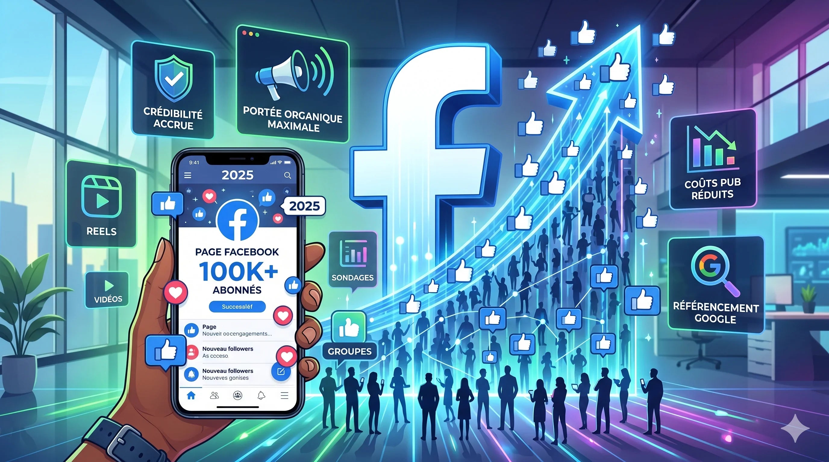 Facebook en 2025 : Pourquoi votre page a besoin d'\''une grande communauté